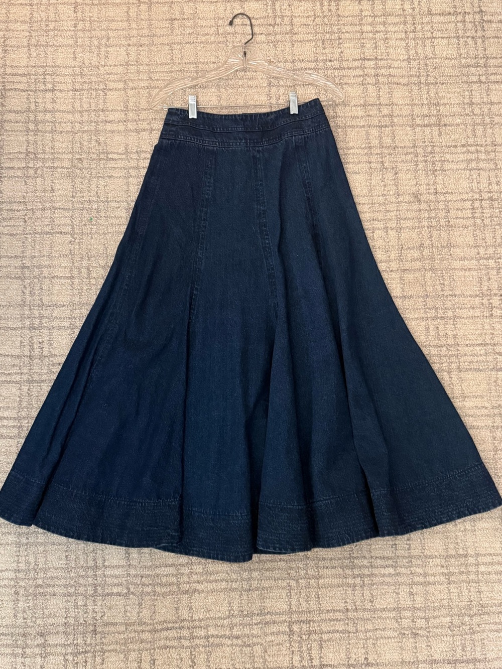 Tuckernuck Dark Blue Denim Brynn Skirt